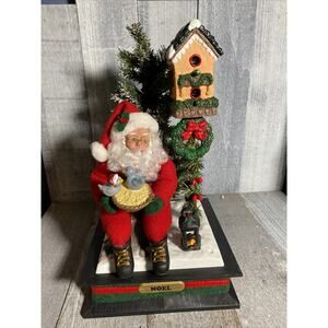 Vintage 1993 Santa’s Workshop Animated Lighted Musical by Holiday Creations 12"H